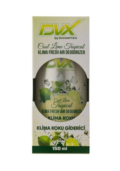 Divortex Klima Fresh - Temizleyici Klima Bombası Cool Lime 150 ML