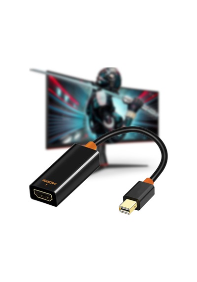Mini Displayport Hdmı Dönüştürücü Adaptör Siyah Mndp2hd