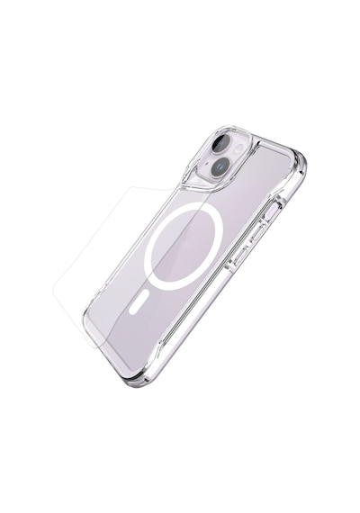 Zore İphone 15 Uyumlu Ogaa Magsafe Şarj Özellikli T-max Magsafe Kılıf-renksiz
