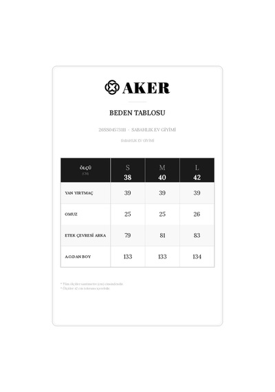 Aker Kahverengi Kuşaklı Rahat Kalıp Sabahlık Kahverengi Kahverengi