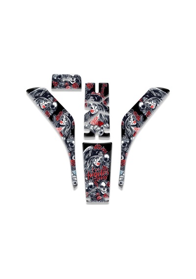 Sym Jet X Uyumlu Tank Pad Set Kırmızı Diğer