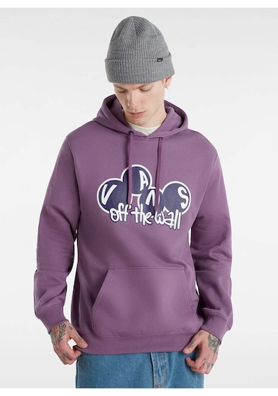 Vans Mor Erkek Kapüşon Normal Düz Sweatshirt Vn000hpacıf1 Grape Jam
