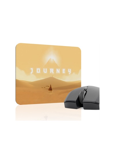 Journey Kaymaz Dikişli Kauçuk Oyuncu Mousepad V2 - 22x18 Gaming Mouse Pad Fare Altlığı