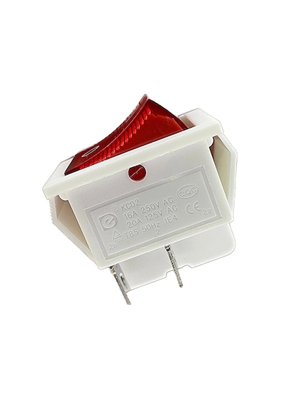 Ic-104b Geniş Işıklı Anahtar On-off Beyaz Kasa