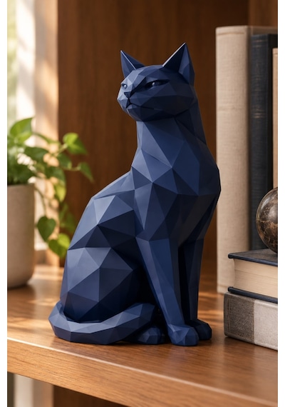 Asil Kedi Figürlü Dekoratif Biblo 52924440