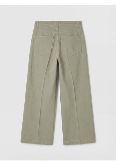 Lcw Comfort Yeşil Wideleg Kadın Jean Pantolon