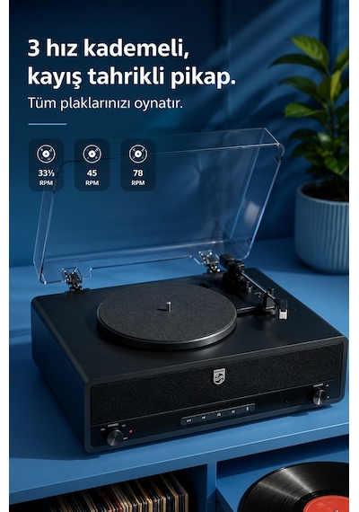 Philips Tav3000b/10 Bluetooth Retro Pikap