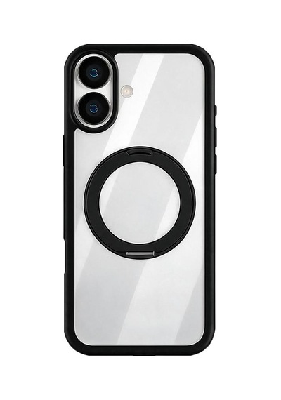 Bikapak Magup Apple iPhone Uyumlu 18/17 Siyah Kapak