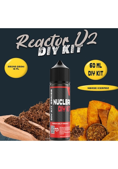 Nuclear Dıy Kit Reactor V2 Gıda Aroma 12 Ml Aroma İçerir 60 Ml