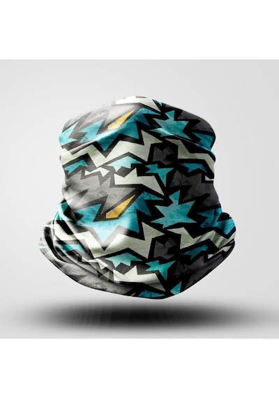 Mısto Motorcu Bandana Maske Outdoor Boyunluk Unisex Siyah