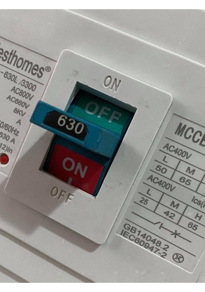 Westhomes 630A 8Kv Kaçak Akım Korumalı Şalter Wcm1-630L/3300