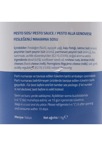 Chefline Pesto Sos 1 KG