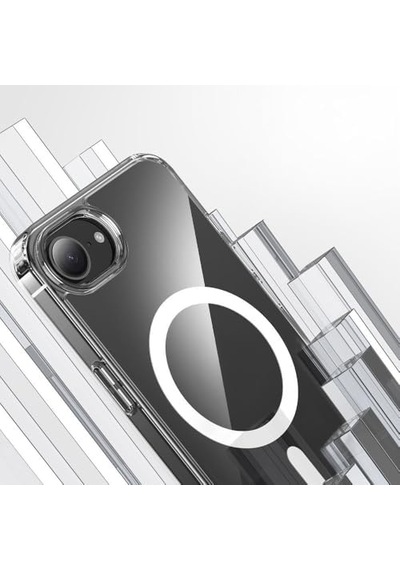 İphone 16e Uyumlu Şeffaf Ve Magsafe Özellikli Telefon Kılıfı İphone 16e Magsafe İle Uyumlu Şeffaf Silikon Kılıf