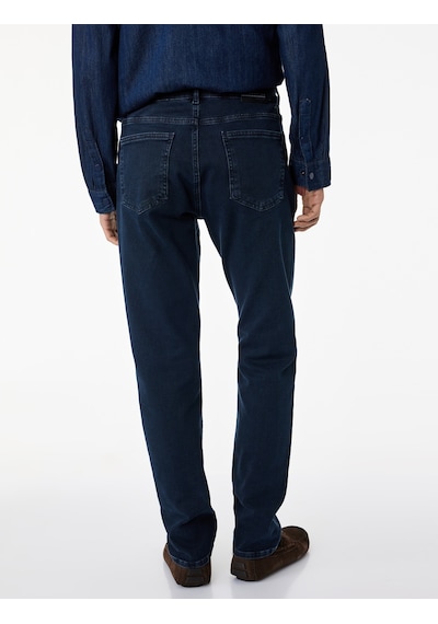 Koton Pamuklu Normal Bel Slim Fit Jean Pantolon - Brad Jean Koyu İndigo 6sam40279nd