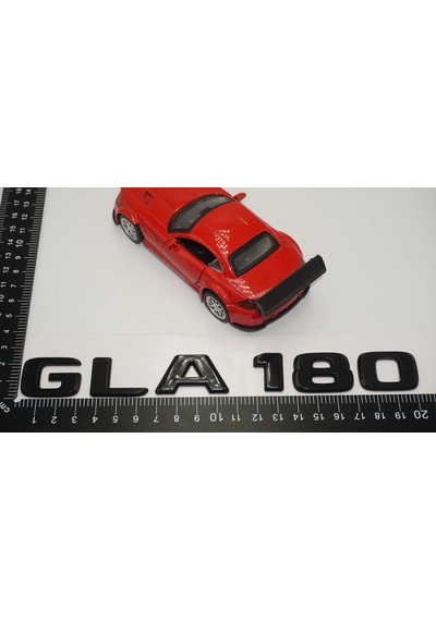 GLA 180 Bagaj Parlak Siyah ABS 3M 3D Yazı Logo