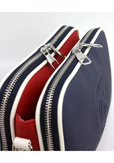 Just Polo Kadın Lakost Ayarlanabilir Askılı Çapraz Omuz Çantası Shoulder Bag Beyaz - Lacivert - Kırmızı
