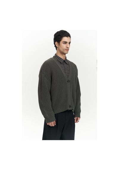 Mai Collection Mai Studios Co. Cassian Antrasit Erkek Triko Hırka Antrasit