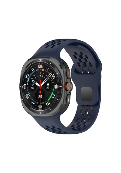 Galaxy Uyumlu Watch Ultra 47mm Redclick Krd-119 Delikli Tasarım Silikon Kordon