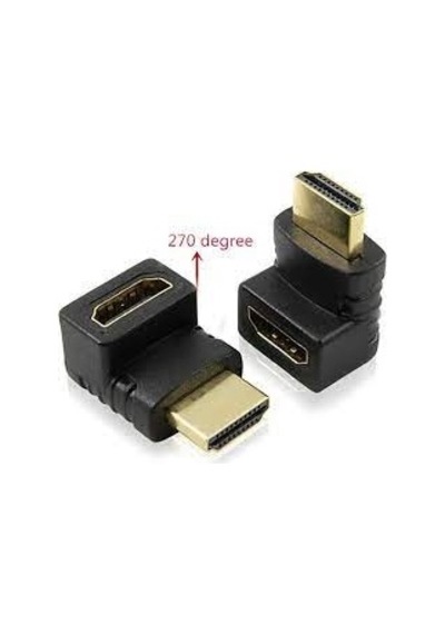 Hdmı Dirsek Adaptörü Hdmi L Çevirici Uzatma Dönüştürücü 270