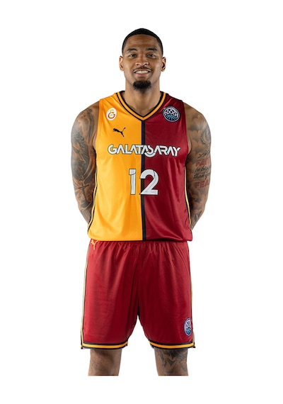 Galatasaray Puma 2024/2025 Parçalı İç Saha Basketbol Forma 68932301 Sarı - Kırmızı