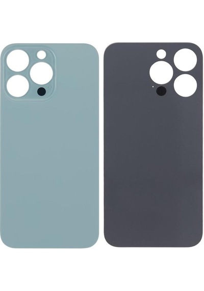 Apple Uyumlu iPhone 13 Pro Arka Pil Batarya Kapağı - Lens Hariç Mavi