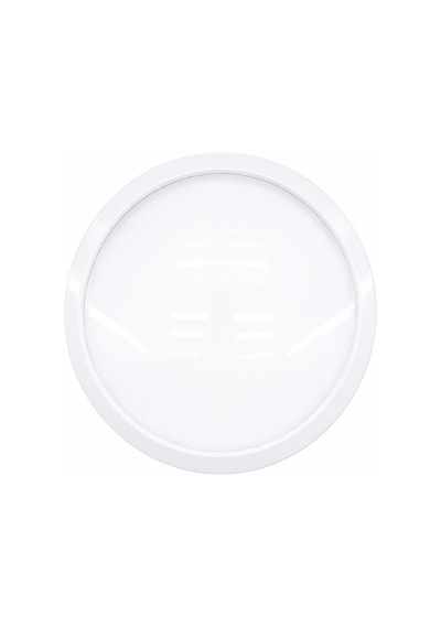 20w Beyaz Metal Kasa Sıva Üstü Yuvarlak Ledli Glop Armatür Ip20 6500k - 1800lm E1212/b Bx40