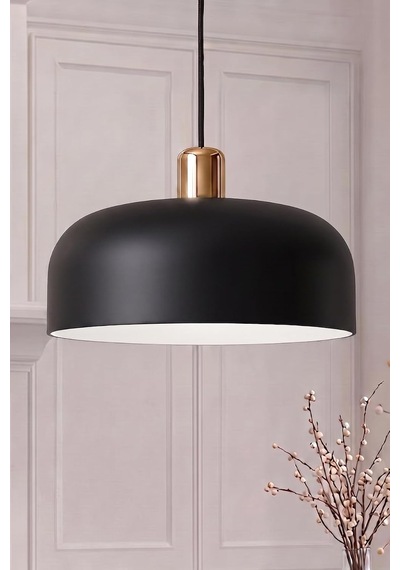 Marella Gold Sarkıt Avize, Bohem Tavan Lambası Ve Salon Mutfak Aydınlatması - Siyah - 30 Cm - Modern Dekoratif Tavan Armatürü Diğer