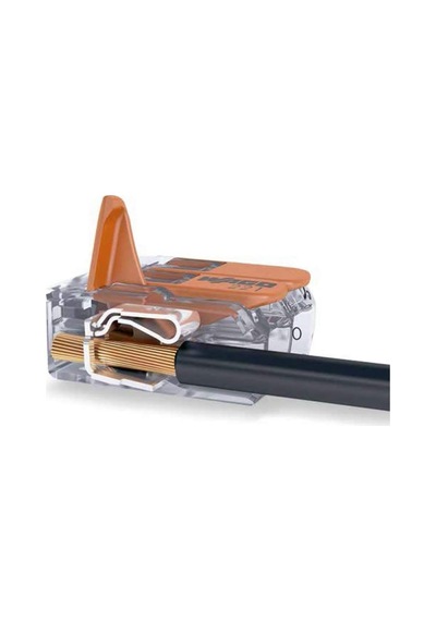 Wago 10 Adet Wago 221-413 Bağlantı Terminali 3 Damarlı Kollu 0,2-4 Mm², Küçük Şekil, Şeffaf
