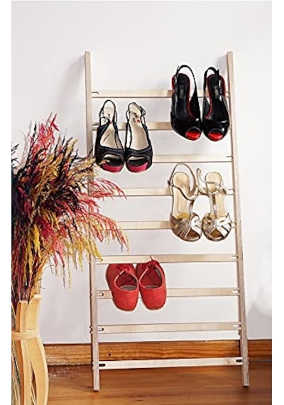 Riser Ahşap Ayakkabılık Ve Askılık, Huş Plywood, 8 Çift Kapasite, Doğal Ahşap Tasarım Diğer Riser Ahşap Ayakkabılık Ve Askılık, Huş Plywood, 8 Çift Kapasite, Doğal Ahşap Tasarım Diğer