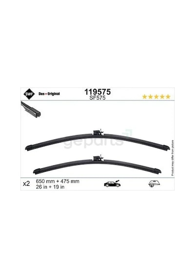 Silecek Supurgesı Takimi 650mm / 475mm Mercedes B - Class W246 Swf