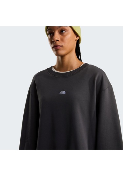 The North Face U Essentıal Lıght Relaxed Crew Unisex Sweatshirt Nf0a8gqcrhı1 Gri