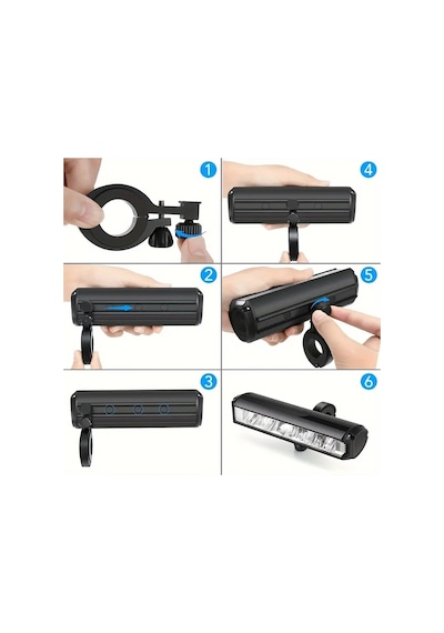 İmpact Beam 3 900 Lümen Usb Şarjlı Bisiklet Ön Far Aydınlatma Siyah