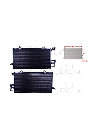 Klıma Radyatoru 654x350x16 -541- Audı A80 A6 1.9 Tdı 91