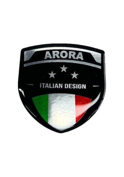 Arora 3d Gümüş Arma Sticker Redlinegrafik