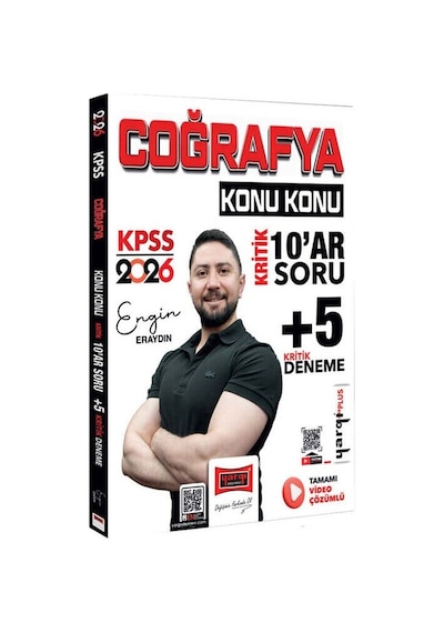 Yargı 2026 Kpss Coğrafya Konu Konu Kritik 10ar Soru +5 Kritik Deneme Sınavı