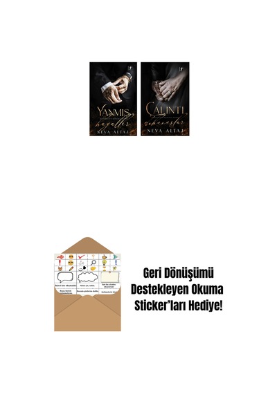 Yanmış Hayaller + Çalıntı Dokunuşlar + Okuma Sticker'ları