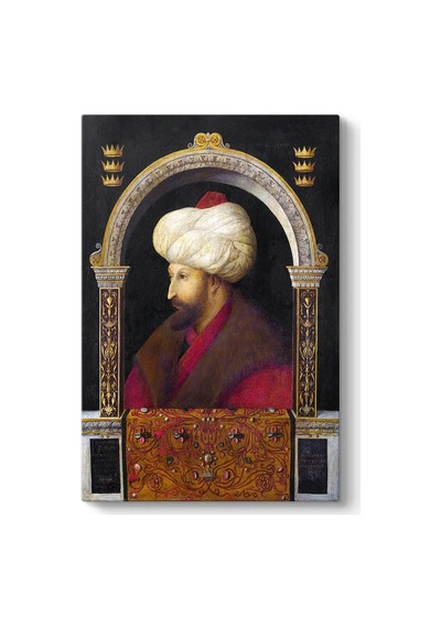 Gentile Bellini - Fatih Sultan Mehmet Portresi 30 X 45 Sku: Zeusb09m418pgx