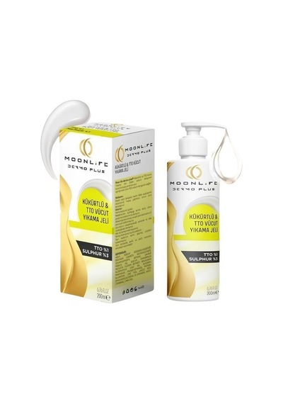 Moon Life Dermo Plus Kükürt Sülfür Tto Vücut Yıkama Jel 200 ML