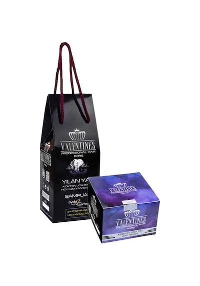 Valentines Professional Krem Keratin 500 ML Terapi Yılan Yağı Şampuanı 200 ML