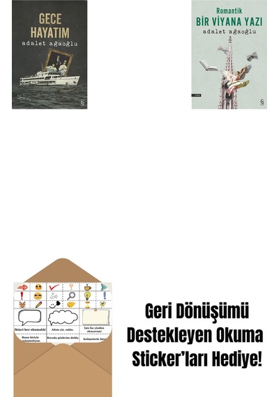 Gece Hayatım + Romantik Bir Viyana Yazı + Okuma Sticker'ları
