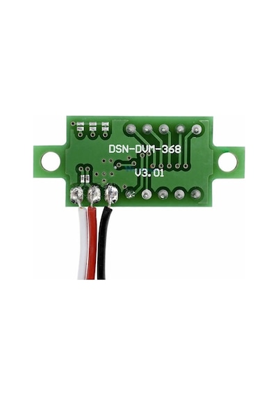 0.36 Inch Dc 4,2v-30v Dijital Voltmetre Kırmızı 3 Telli 0.36 Dc 0-30v Voltaj Besleme Güç Kaynağı