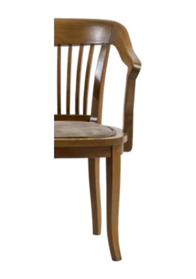 Bengimobilya Sandalye Zus135 Atmaca Tam Kolçak Kafes Model Kayın Retro Bambu