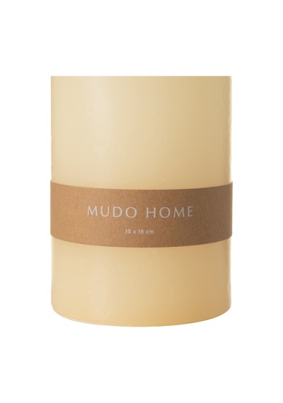Mudo Home Fener Mum Krem 10x15cm Ekru