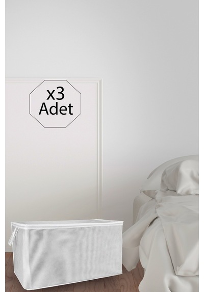 3 Adet Maxi Boy Tela Kumaş Yastık Kıyafet Hurcu 75x40x40 Cm Çok Renkli