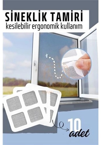 Sineklik Tamir Bandı 10 Adet 10 X 10 Cm 721138