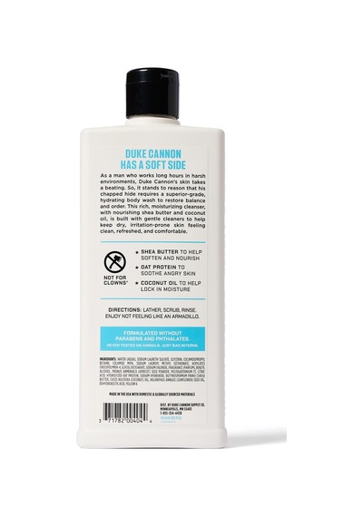 Duke Cannon Soft Side Nemlendirici Duş Jeli 532ml Diğer