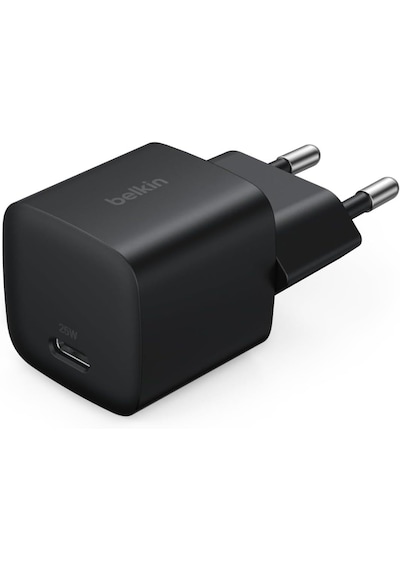 Belkin Usb-c 25 W Pd 3.0 Pps Hızlı Şarj Cihazı, Siyah 25w