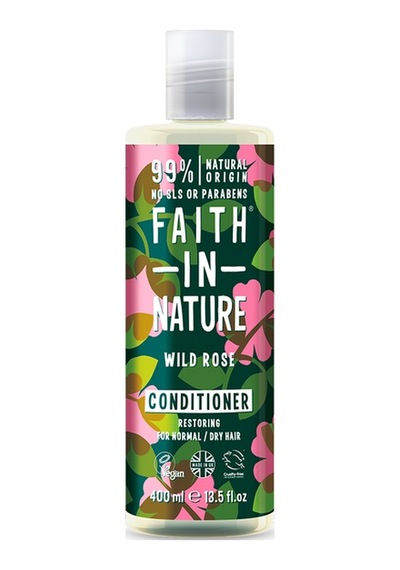 Faith in Nature %99 Doğal Yabani Gül Onarıcı Normal & Kuruya Dönük Saçlar İçin Saç Bakım Kremi 400 ML