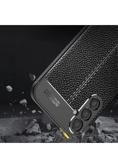 Samsung Galaxy Uyumlu A24 Kılıf Lens Koruma Deri Görünümlü Silikon Kapak Samsung Galaxy Uyumlu A24 Kılıf Lens Koruma Deri Görünümlü Silikon Kapak