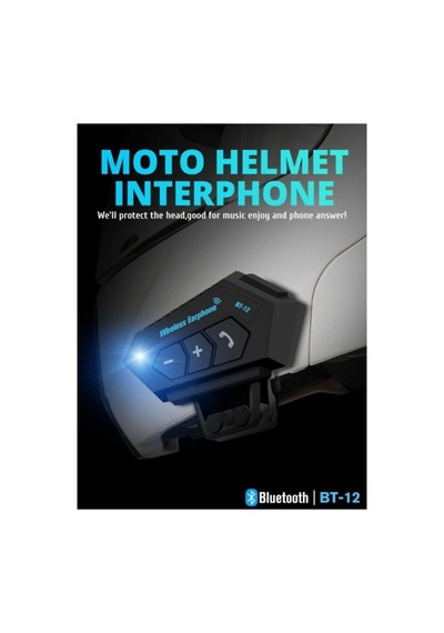 Motosiklet Bluetooth Kask Kulaklık Dinleme Ve Konuşma Özellikli Su Geçirmez